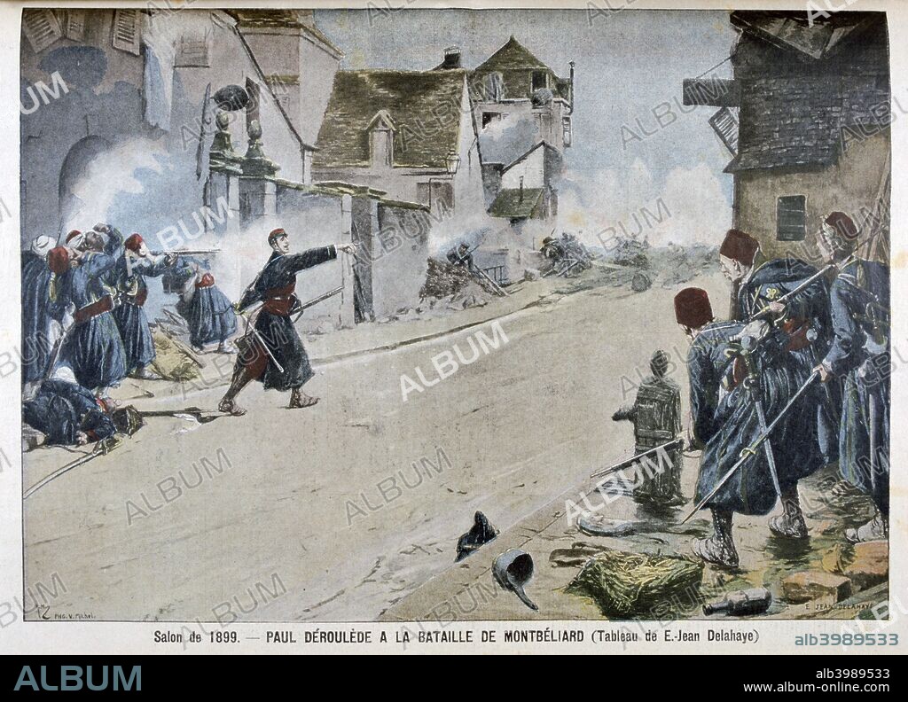 Paul Déroulède, Battle of Montbéliard', 1899. An illustration from Le Petit Journal, 21st May 1899.
