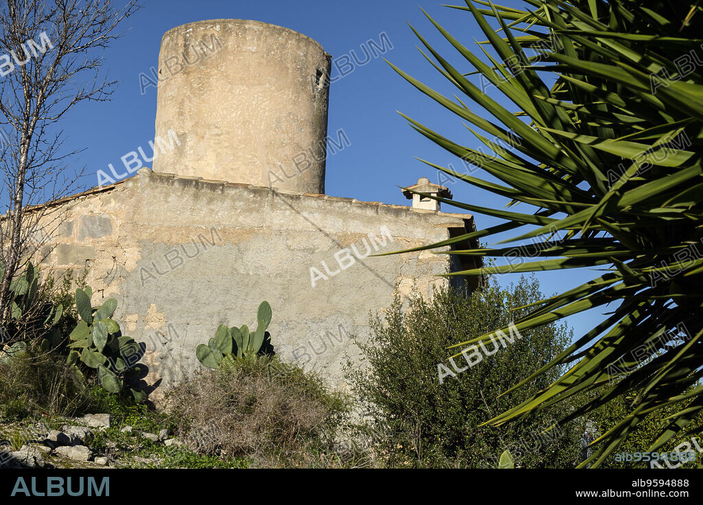 molino den Gospet, Montuïri, Es Pla, Mallorca, balearic islands, Spain.