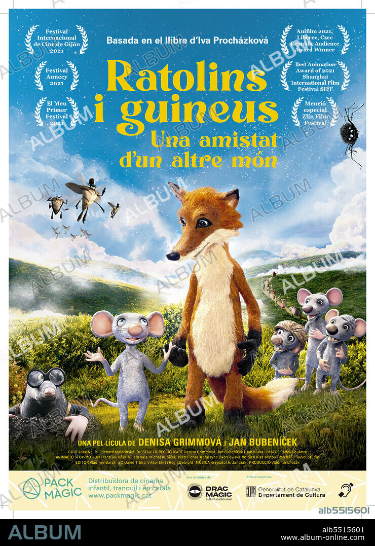Poster of EVEN MICE BELONG IN HEAVEN, 2021 (I MYSI PATRI DO NEBE), directed by DENISA GRIMMOVA and JAN BUBENICEK. Copyright Fresh Films / Les Films du Cygne.