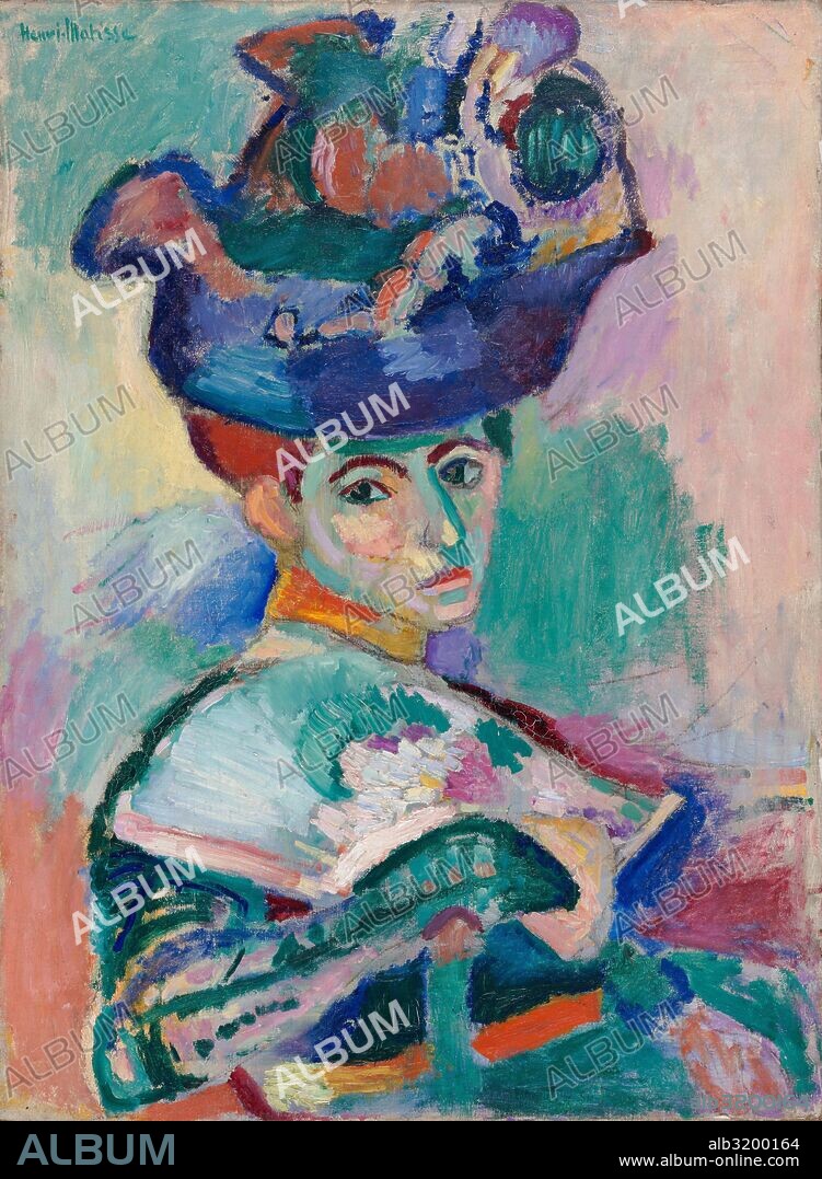 HENRI MATISSE. Woman with a Hat, 1905.