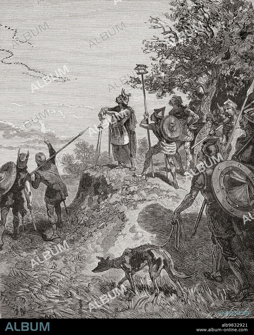 The Regiment of Guides, seen here during The Second Italian War of Independence, also called the Franco-Austrian War, the Austro-Sardinian War or Italian War of 1859. From L'Univers Illustre, published Paris, 1859.