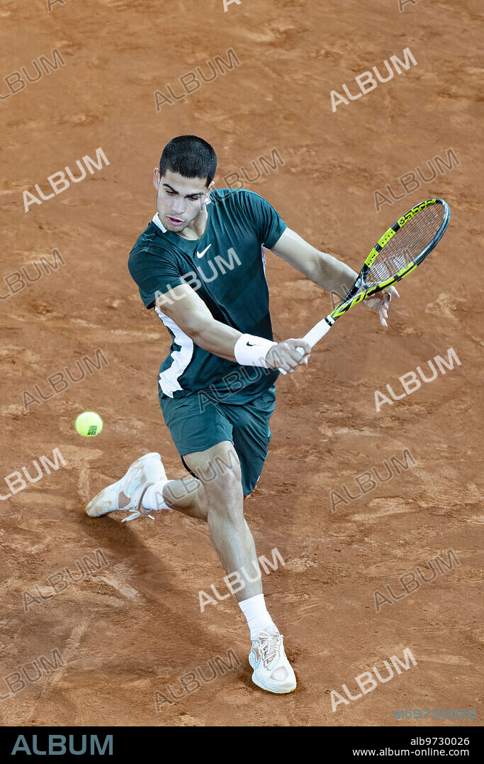 Madrid, 05/03/2022. Magic Box. Mutua Madrid Open. Atp. Carlos Alcaraz Vs Nicoloz Bisilashvili. Photo: of Saint Bernard. Archdc.