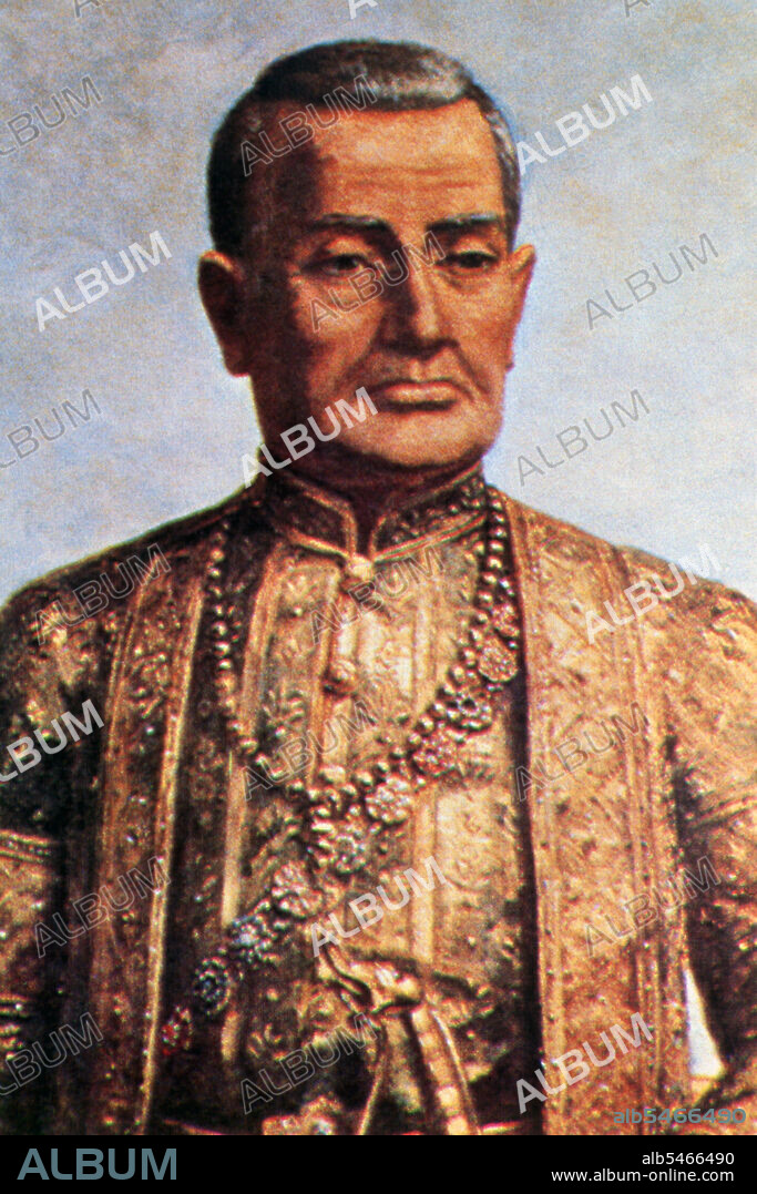 Phra Bat Somdet Phra Poramintharamaha Chakri Borommanat Phra Buddha Yodfa Chulaloke, posthumously titled 'the Great', or Rama I (20 March 1736 – 7 September 1809), was the founder and the first monarch of the reigning House of Chakri of Siam (now Thailand). He ascended the throne in 1782, after defeating a rebellion which had deposed King Taksin of Thonburi. He was also celebrated as the founder of Rattanakosin (now Bangkok) as the new capital of the reunited kingdom. Rama I was born in the Kingdom of Ayutthaya, and had served King Taksin in wars against the Burmese Konbaung dynasty and helped him in the reunification of Siam. During this time he emerged as Siam's most powerful military leader. In 1782, he took control of Siam and crowned himself as the monarch.