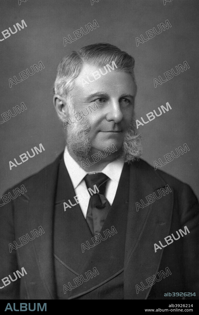 Sir Frederick Augustus Abel (1827-1902), English chemist, 1890. From The Cabinet Portrait Gallery, first series, Cassell and Company Limited (London, Paris and Melbourne, 1890).