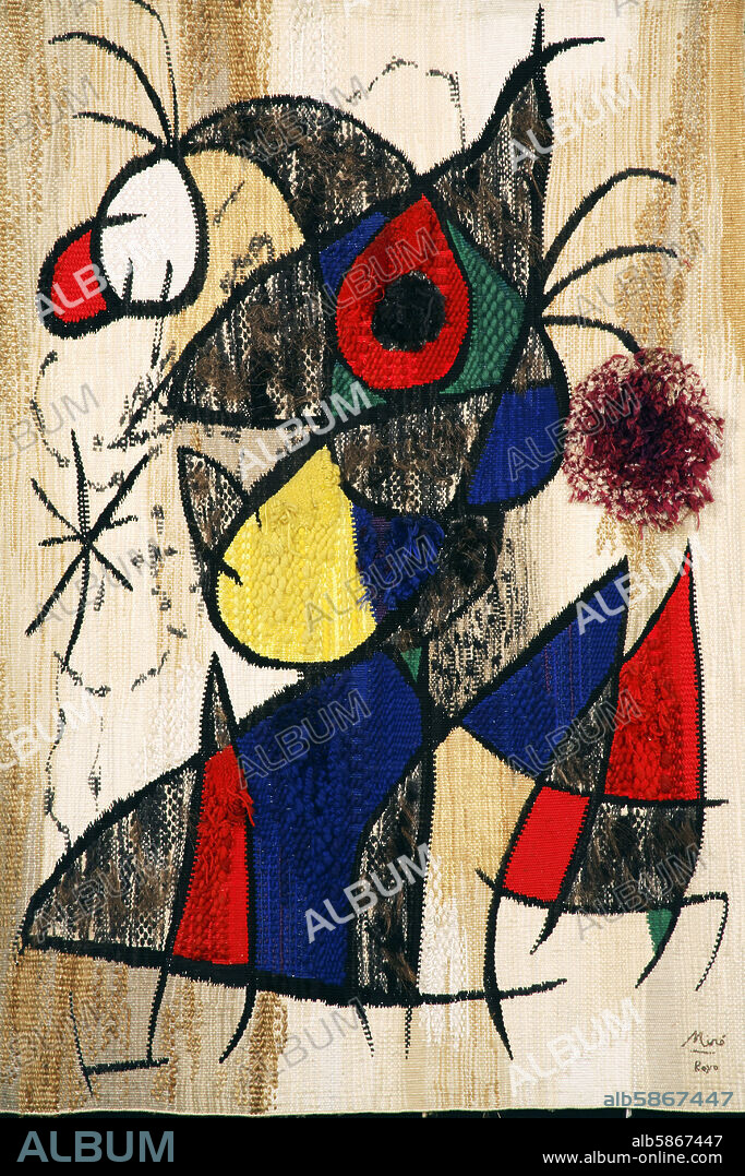 Mont-Roig del Camp / Montroig; Esglesia Vella / Iglesia Vieja sede de Centre Miró (Ruta de Miró); pieza original del artista.