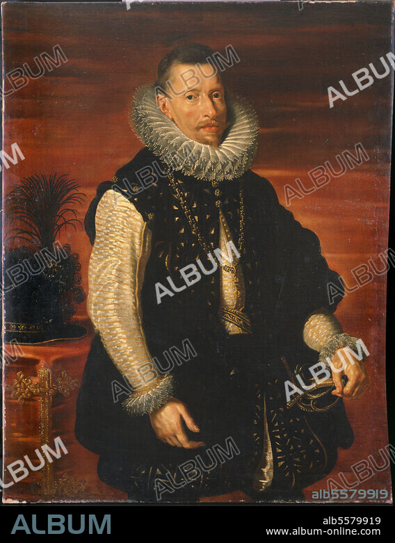 Albrecht VII., österr. Erzherzog, Statthalter der Niederlande. 13.11.1559 - Brüssel 11.3.1622. Porträt. Gemälde, um 1609/10, von Peter Paul Rubens (1577-1640). Öl auf Leinwand, 145 × 105 cm.