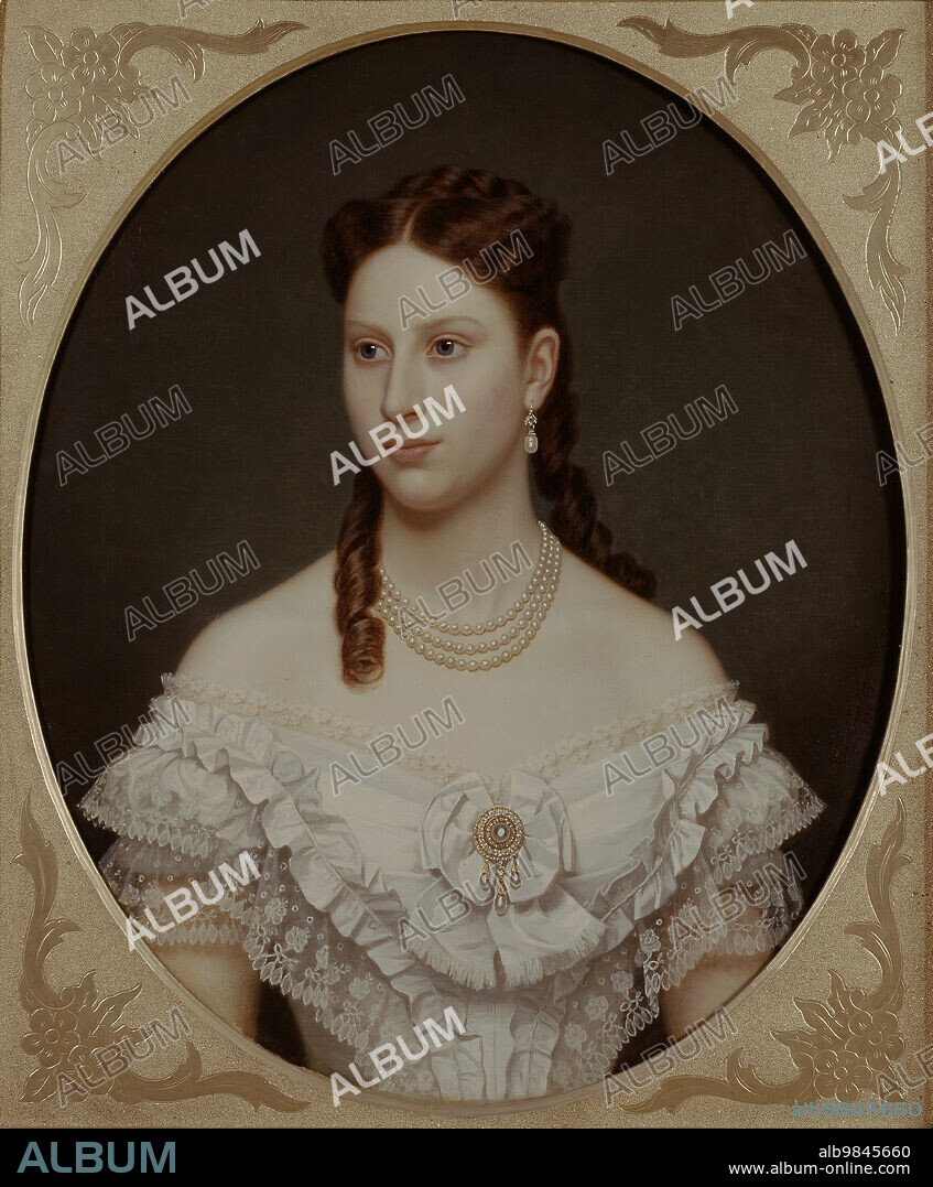 AMALIA LINDEGREN. Lovisa (1851-1926), princess of Sweden and Norway, queen of Denmark,  married to Frederick VIII, King of Denmark, before 1873.
