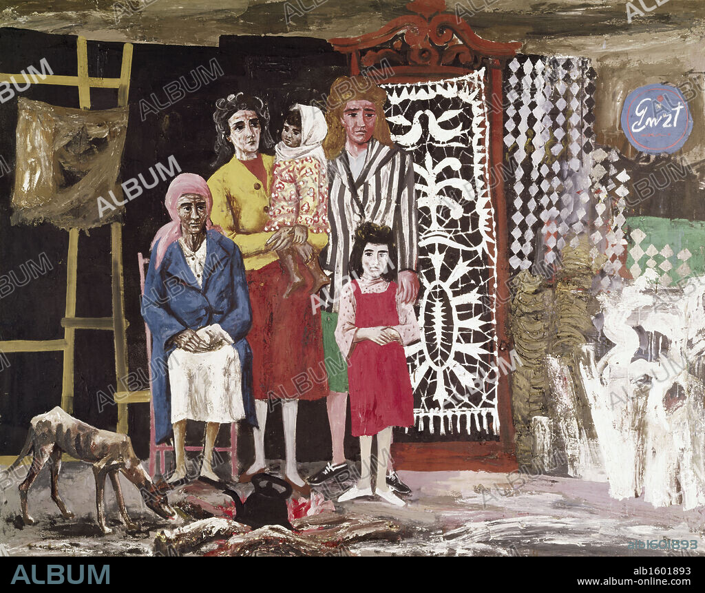 The Family by Antonio Berni,  1957,  (1905-1981).