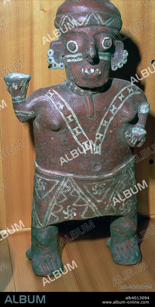 Nayarit figure of a standing man, 2nd century BC. Artist