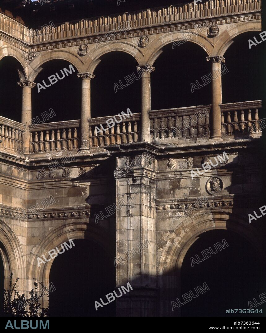 JUAN DE BADAJOZ-EL VIEJO-(?-1522). CLAUSTRO DEL CONVENTO DE SAN MARCOS DE LEON - SIGLO XVI-XVII.