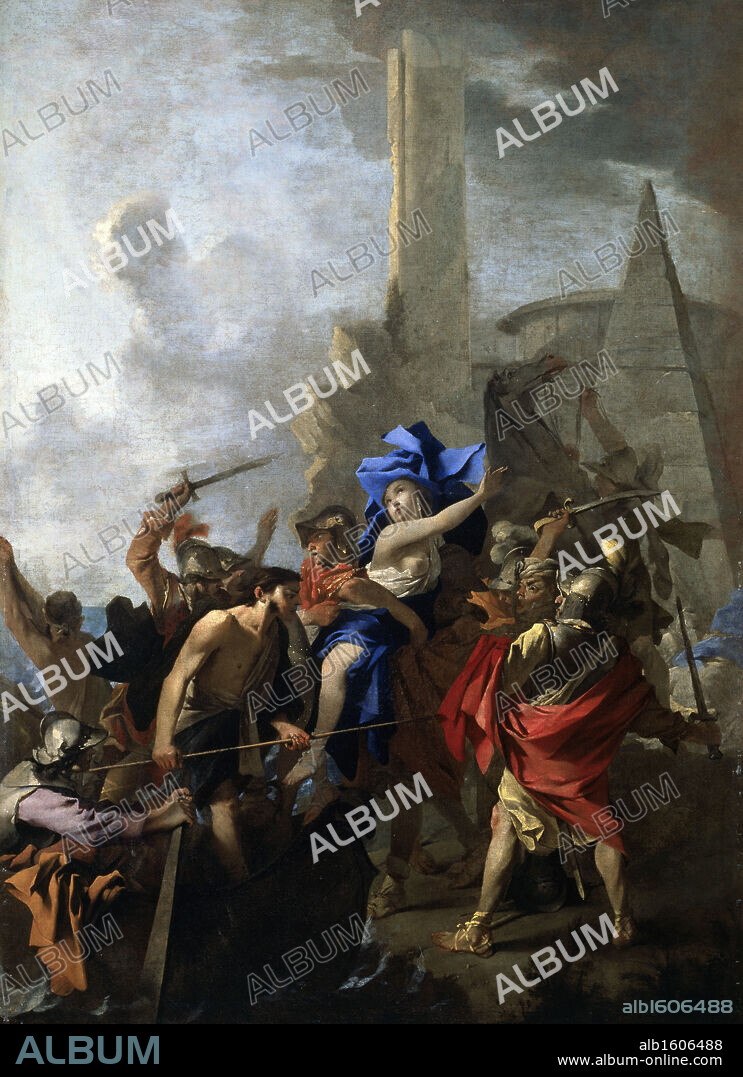 Abduction of Helen (of Troy)   Jean Tassel (1608-1667/French)   Musee du Louvre, Paris.