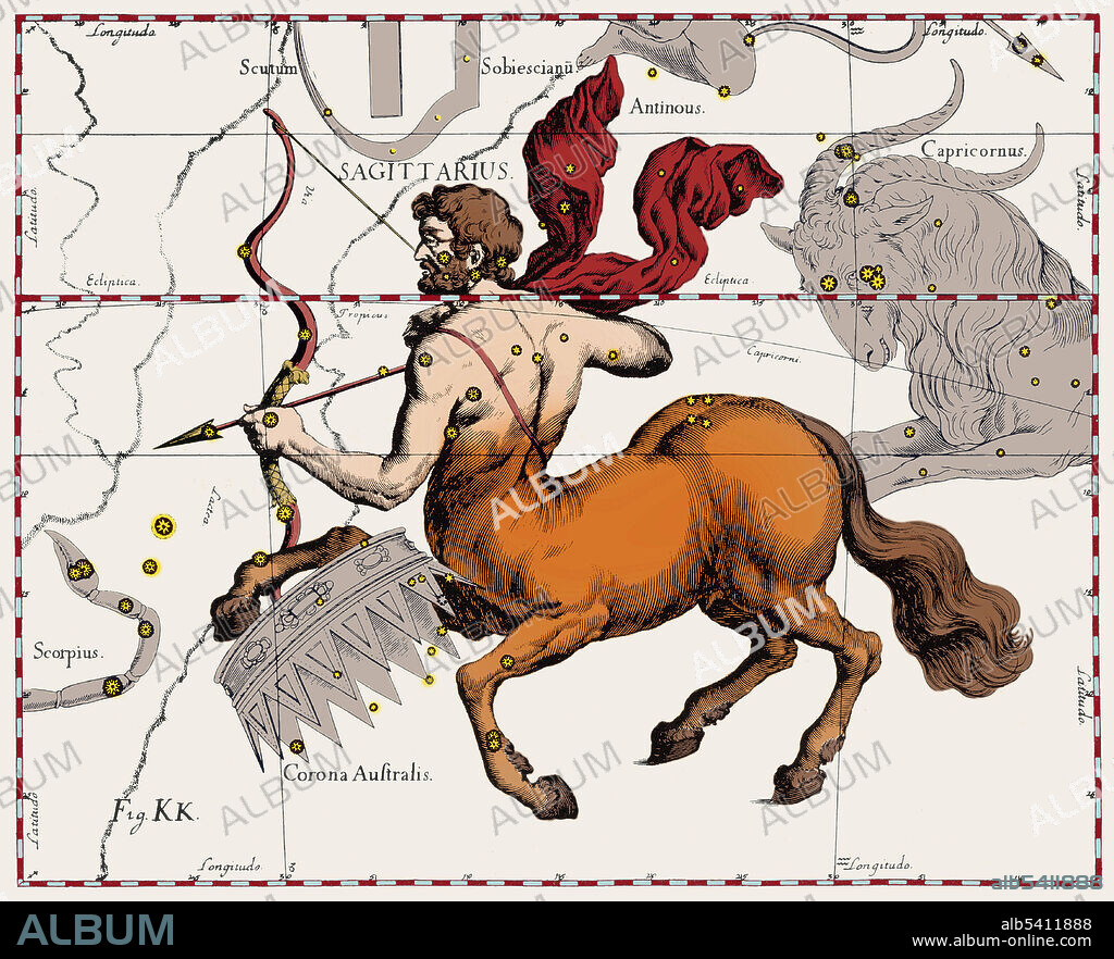 Sagittarius, Hevelius, 1687