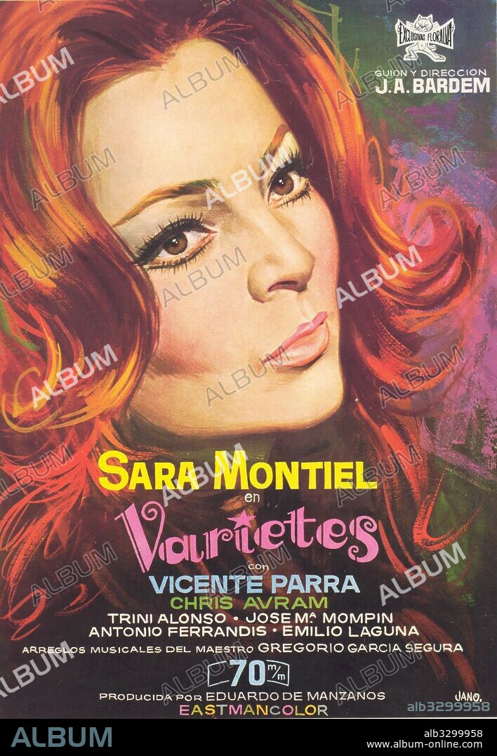 Poster of VARIÉTÉS, 1971, directed by JUAN ANTONIO BARDEM. Copyright COPERCINES, COOPERATIVA CINEMATOGRAFICA.