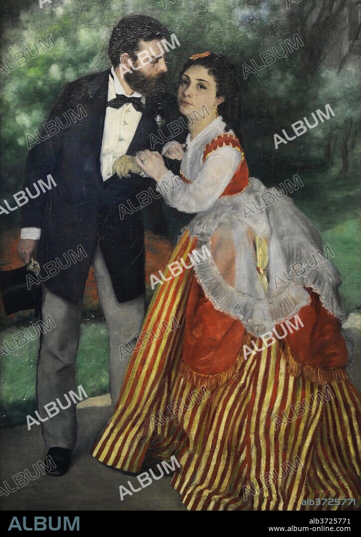 Pierre-Auguste Renoir (1841-1919). Pintor impresionista francés. La Pareja, 1868. Museo Wallraf-Richartz. Colonia. Alemania.