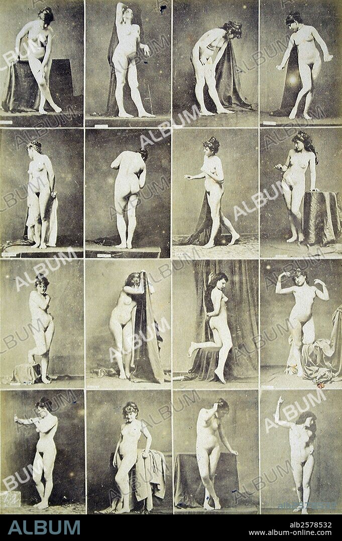 Desnudos femeninos en una serie de 16 fotografías (3).