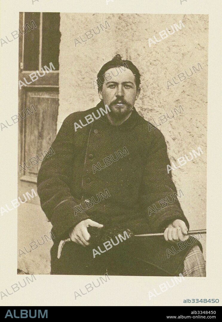 ANONYME. Anton Chekhov before his journey to Sakhalin Island.