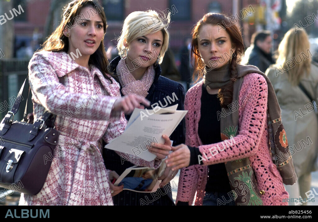 BREE TURNER, LINDSAY LOHAN und SAMAIRE ARMSTRONG in JUST MY LUCK, 2006, unter der Regie von DONALD PETRIE. Copyright New Regency Pictures/Cheyenne Enterprises/Regency Enterprise / WETCHER, BARRY.