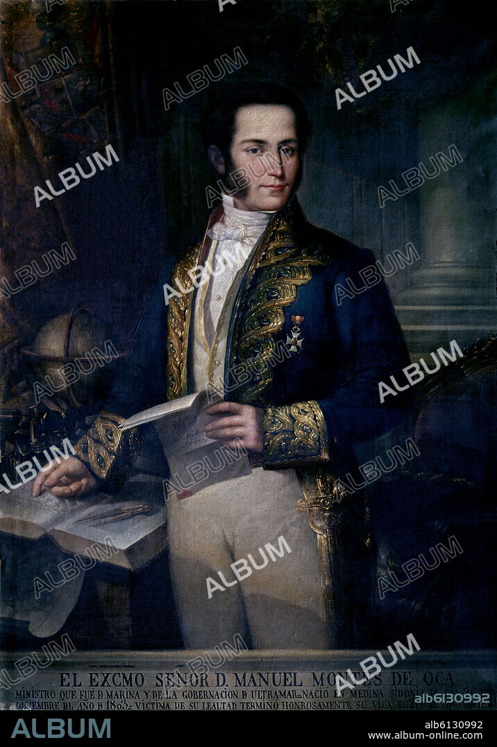 V. VERDAGUE. MANUEL MONTES DE OCA - 1853.