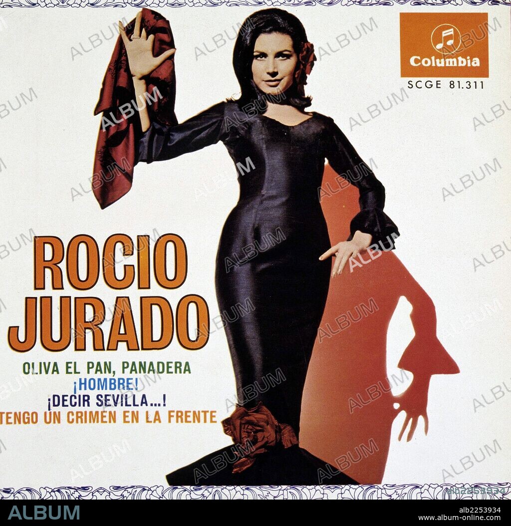 PORTADA DEL DISCO " ROCIO JURADO ". DE LA CANTANTE ROCIO JURADO.