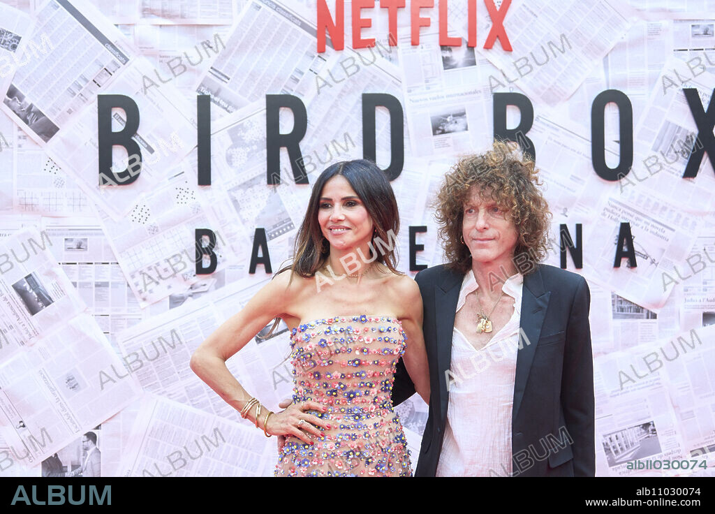 Goya Toledo, Craig Ross attends 'Bird Box Barcelona' Premiere at Tivoli Theatre on June 29, 2023 in Barcelona, Spain.