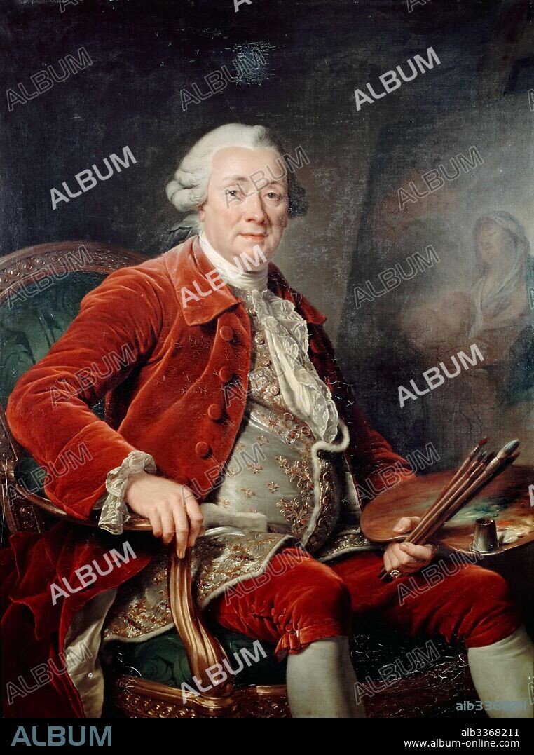 ADELAIDE LABILLE-GUIARD. Portrait of Charles-Amédée-Philippe van Loo.