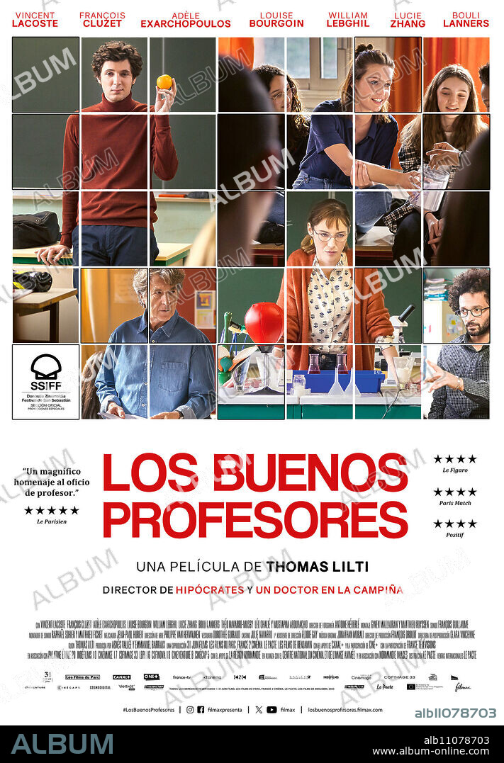 ADELE EXARCHOPOULOS, FRANCOIS CLUZET, LOUISE BOURGOIN and VINCENT LACOSTE in A REAL JOB, 2023 (UN MÉTIER SÉRIEUX), directed by THOMAS LILTI. Copyright Les Films du Parc/31 Juin Films/France 2 Cinema/Les Films de Benjamin.