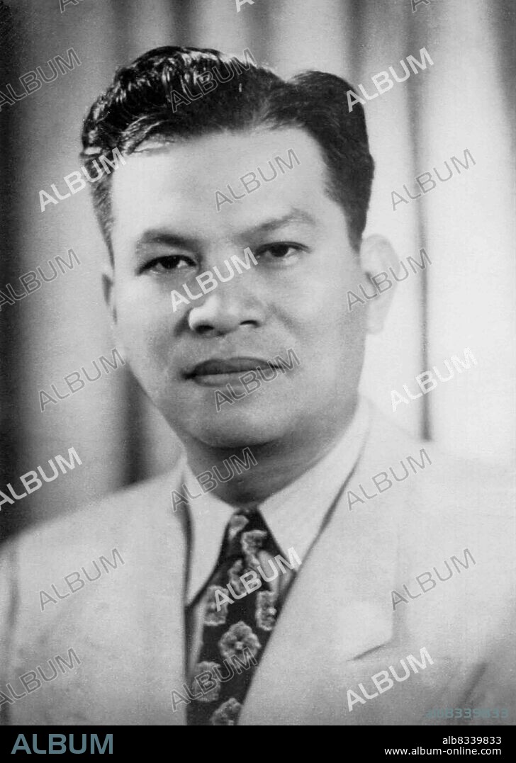 Ramon del Fierro Magsaysay Sr. (1907 - 1957) Filipino statesman who served as the seventh president of the Philippines, from December 30, 1953, until his death in an aircraft disaster on March 17, 1957. An automobile mechanic by profession, Magsaysay was appointed military governor of Zambales after his outstanding service as a guerrilla leader during the Pacific War. He then served two terms as Liberal Party congressman for Zambales's at-large district before being appointed Secretary of National Defense by President Elpidio Quirino. He was elected president under the banner of the Nacionalista Party.