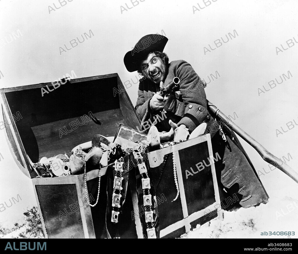 ROBERT NEWTON en LA ISLA DEL TESORO, 1950 (TREASURE ISLAND), dirigida por BYRON HASKIN. Copyright DISNEY/RKO.