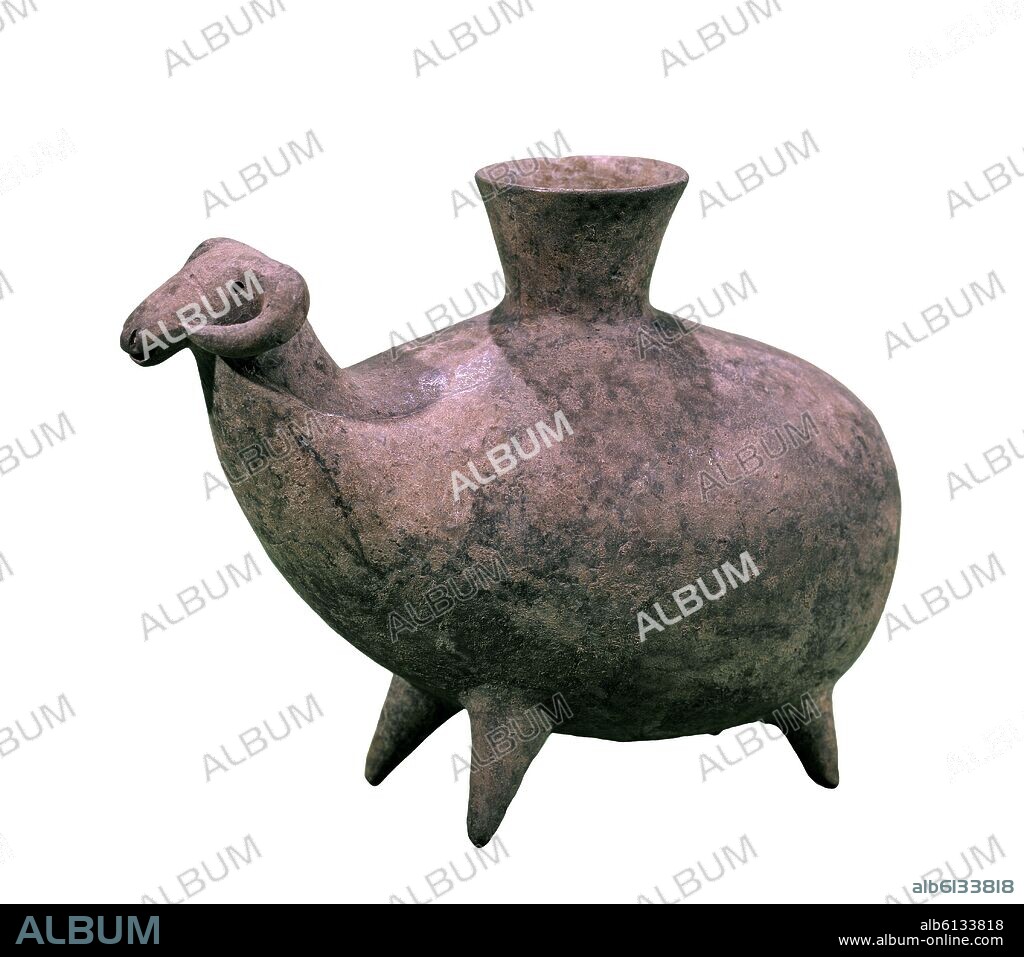 CERAMICA IRANI-RITON EN BARRO GRIS S IX.