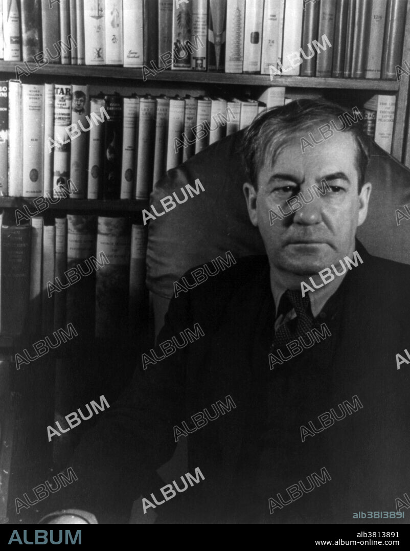 Anerson photographed by Carl Van Vechten, 1933. Sherwood Anderson (September 13, 1876 - March 8, 1941) was an American novelist and short story writer. His most enduring work is the short story sequence Winesburg, Ohio. In November 1912 he suffered a mental breakdown and disappeared for four days. He was found in a drugstore in Cleveland, having walked almost thirty miles. Soon after, he left his position as president of the Anderson Manufacturing Co. in Elyria, Ohio, and left his wife and family to pursue the writer's life of creativity. Anderson died at the age of 64 while on a cruise to South America. An autopsy revealed he had accidentally swallowed a toothpick from either a martini olive or while eating hors d'oeuvres.