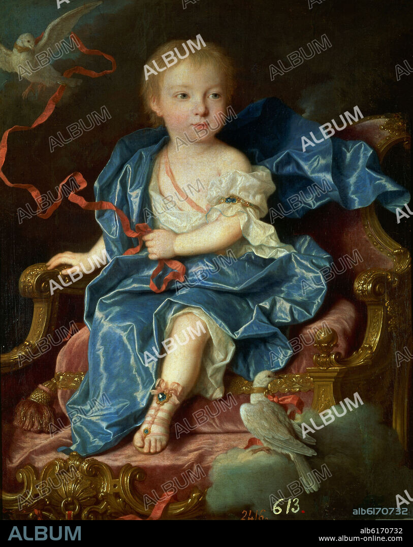 JEAN RANC (1674-1735). 'Maria Teresa Fernanda of Bourbon, Dauphine of Spain', ca. 1731, Oil on canvas, 84 cm x 68 cm, P02284.