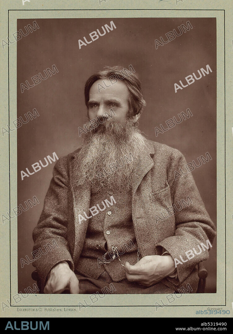 HERBERT ROSE BARRAUD. Portrait of the painter William Holman Hunt (1827-1910).