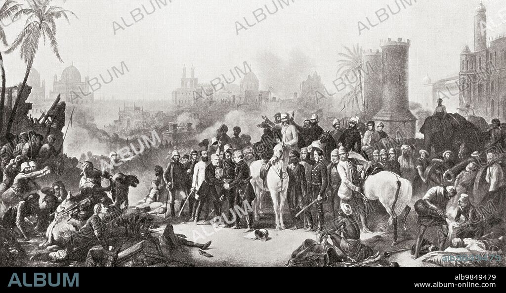 The meeting of Sir Colin Campbell with Havelock and Outram at the second relief of Lucknow, 1857. Field Marshal Colin Campbell, 1st Baron Clyde, 1792 Ã¢â‚¬â€œ 1863. British Army officer. Major General Sir Henry Havelock, 1795 Ã¢â‚¬â€œ 1857. British general. Lieutenant-General Sir James Outram, 1st Baronet, 1803 Ã¢â‚¬â€œ1863. English general. From Hutchinson's History of the Nations, published 1915.