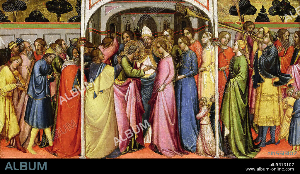 TOMMASO DEL MAZZA (MAESTRO DI SANTA VERDIANA). The Marriage of the Virgin.
