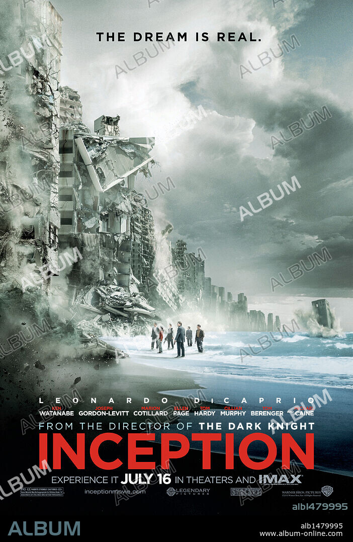 Poster de ORIGEN (INCEPTION, 2010), dirigida por CHRISTOPHER NOLAN. Copyright WARNER BROSS PICTURES/SYNCOPY/LEGENDARY PICTURES.