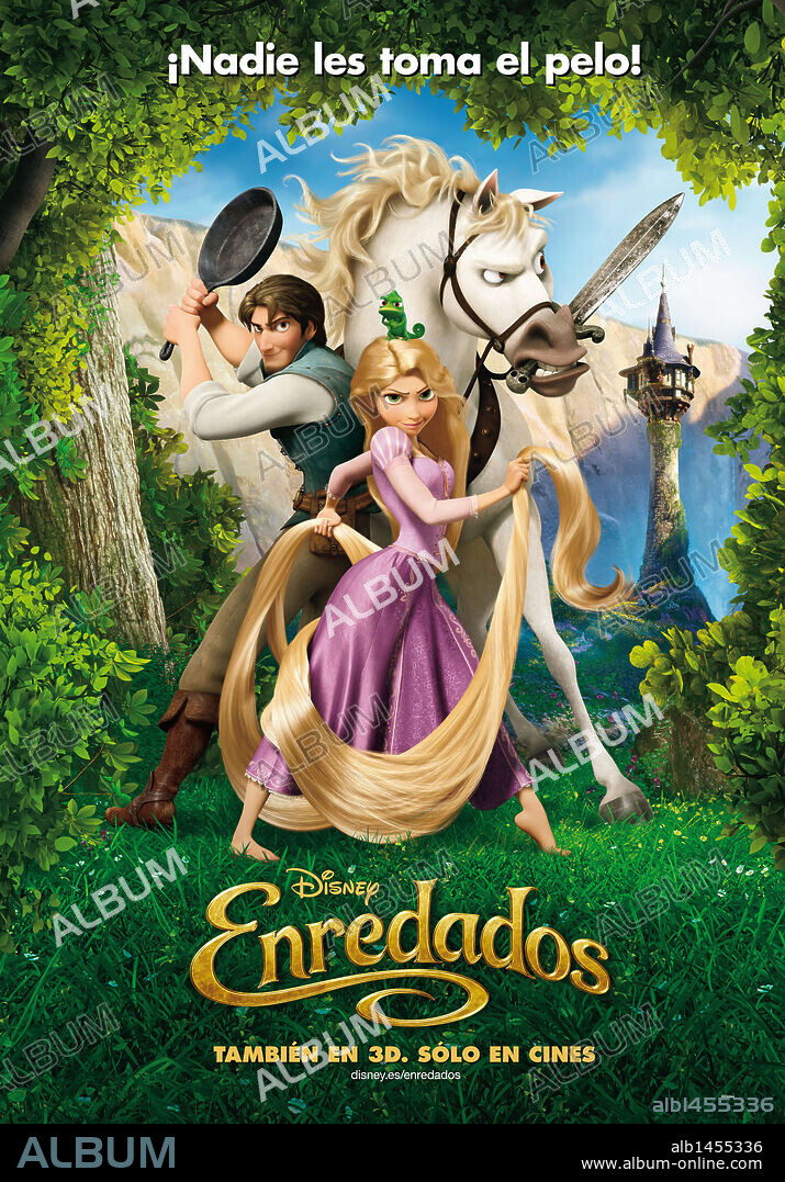 Poster de ENREDADOS, 2010 (TANGLED), dirigida por BYRON HOWARD y NATHAN GRENO. Copyright WALT DISNEY PICTURES.