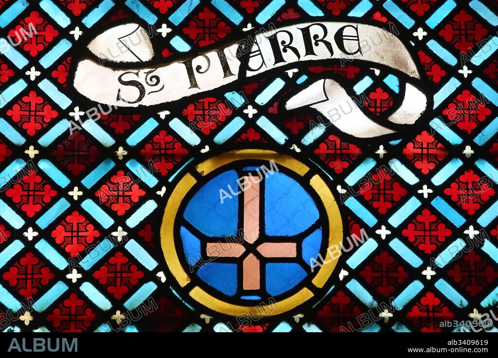 Saint-Peter s symbol, inverted cross.
