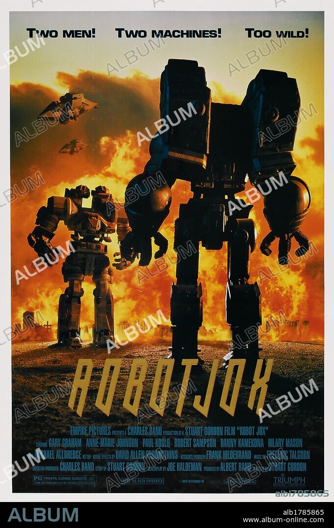 Poster de ROBOT JOX, 1990, dirigida por STUART GORDON. Copyright EMPIRE PICTURES.