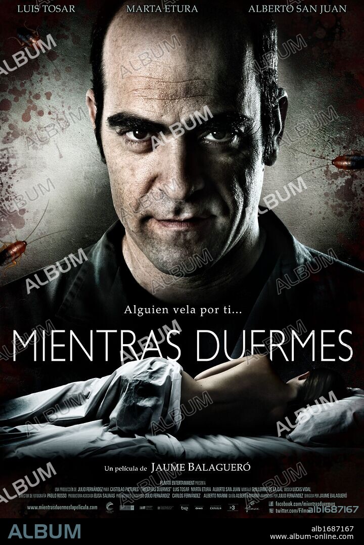 Poster of SLEEP TIGHT, 2011 (MIENTRAS DUERMES), directed by JAUME BALAGUERO. Copyright FILMAX ENTERTAINMENT.