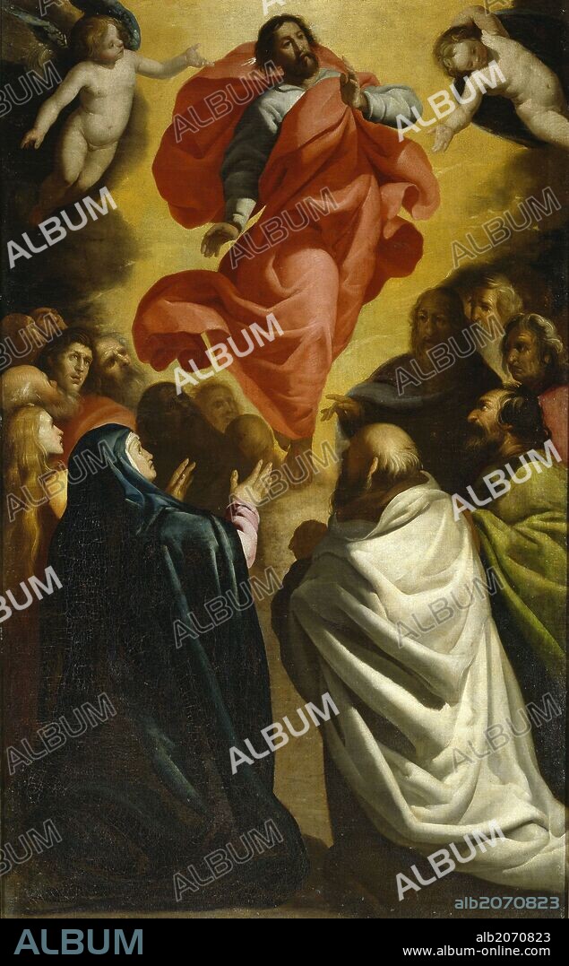 Antonio de Lanchares / 'Ascensión del Señor', Hacia 1620, Escuela Española, Óleo sobre Lienzo, 163 cm x 101 cm, P06781.