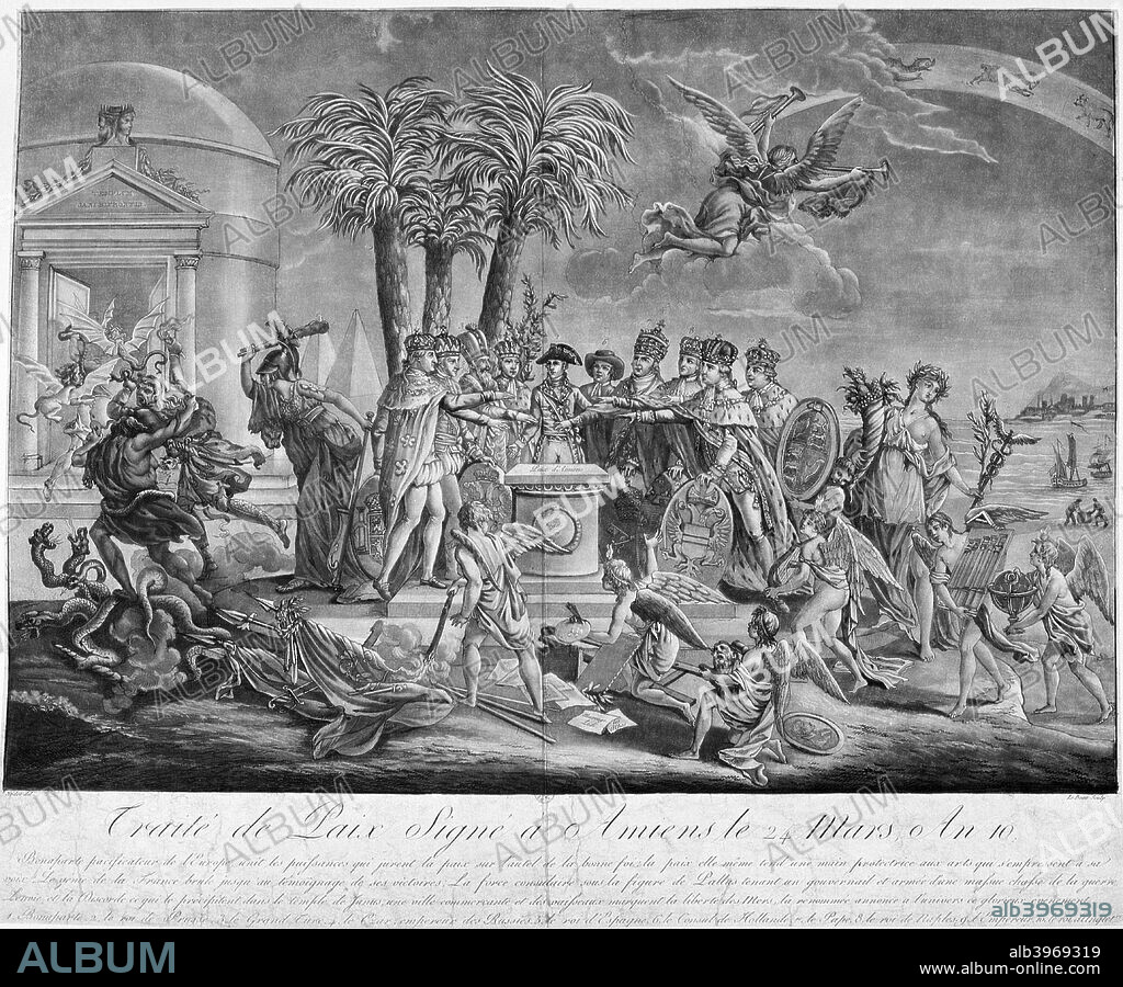 The Treaty of Amiens, March 25, 1802, 19th century.