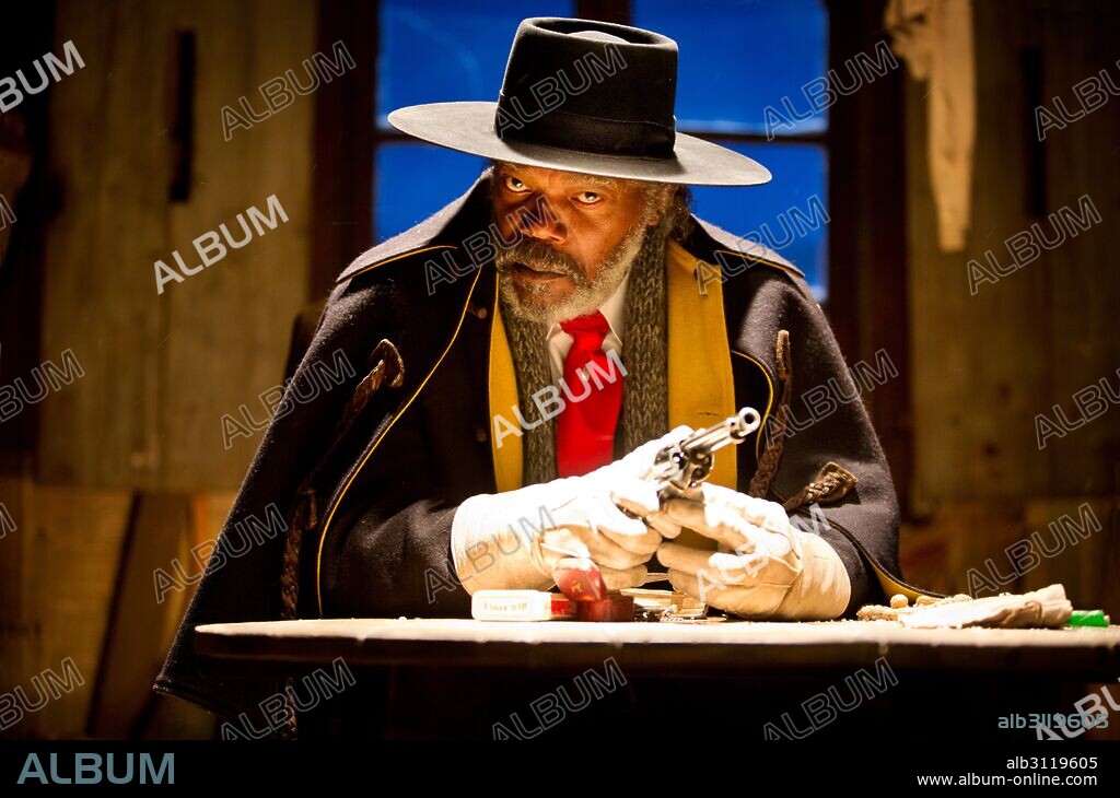 SAMUEL L. JACKSON in THE HATEFUL EIGHT, 2015, unter der Regie von QUENTIN TARANTINO. Copyright WEINSTEIN COMPANY, THE.