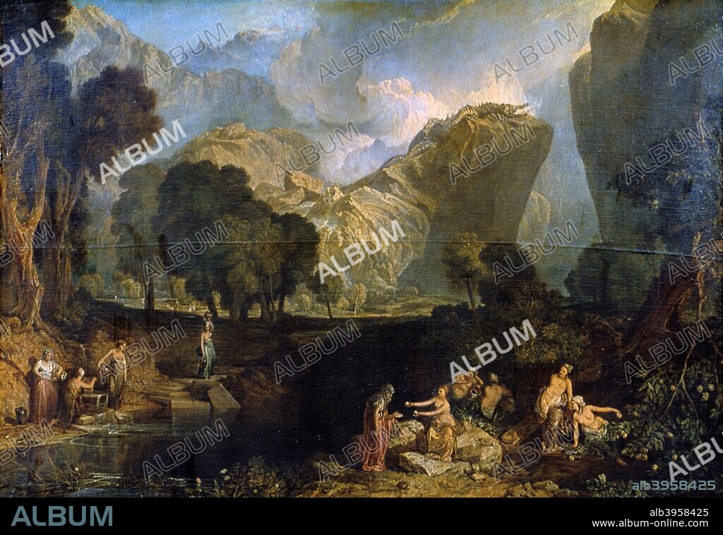 'The Goddess of Discord Choosing the Apple of Contention in the Garden of the Hesperides', 1806. From the Tate Gallery, London.