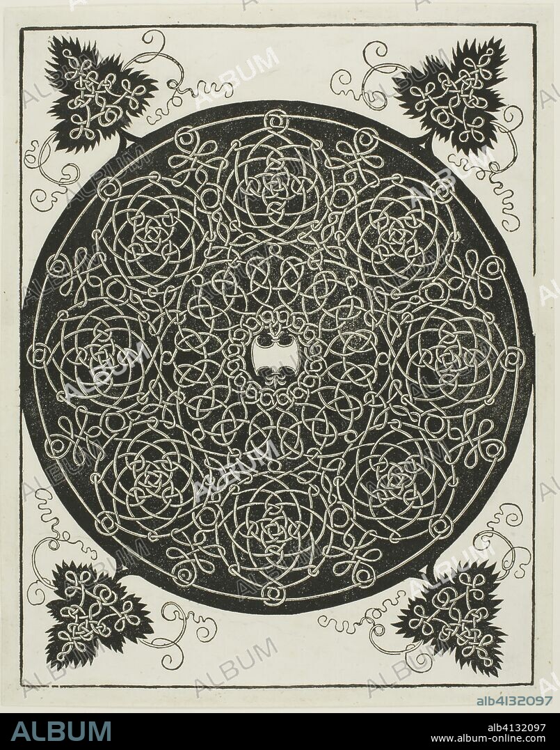ALBRECHT DÜRER. The Fifth Knot. Albrecht Dürer; German, 1471-1528. Date: 1507. Dimensions: 272 × 212 mm (image); 287 × 228 mm (sheet). Woodcut in black on ivory laid paper. Origin: Germany.