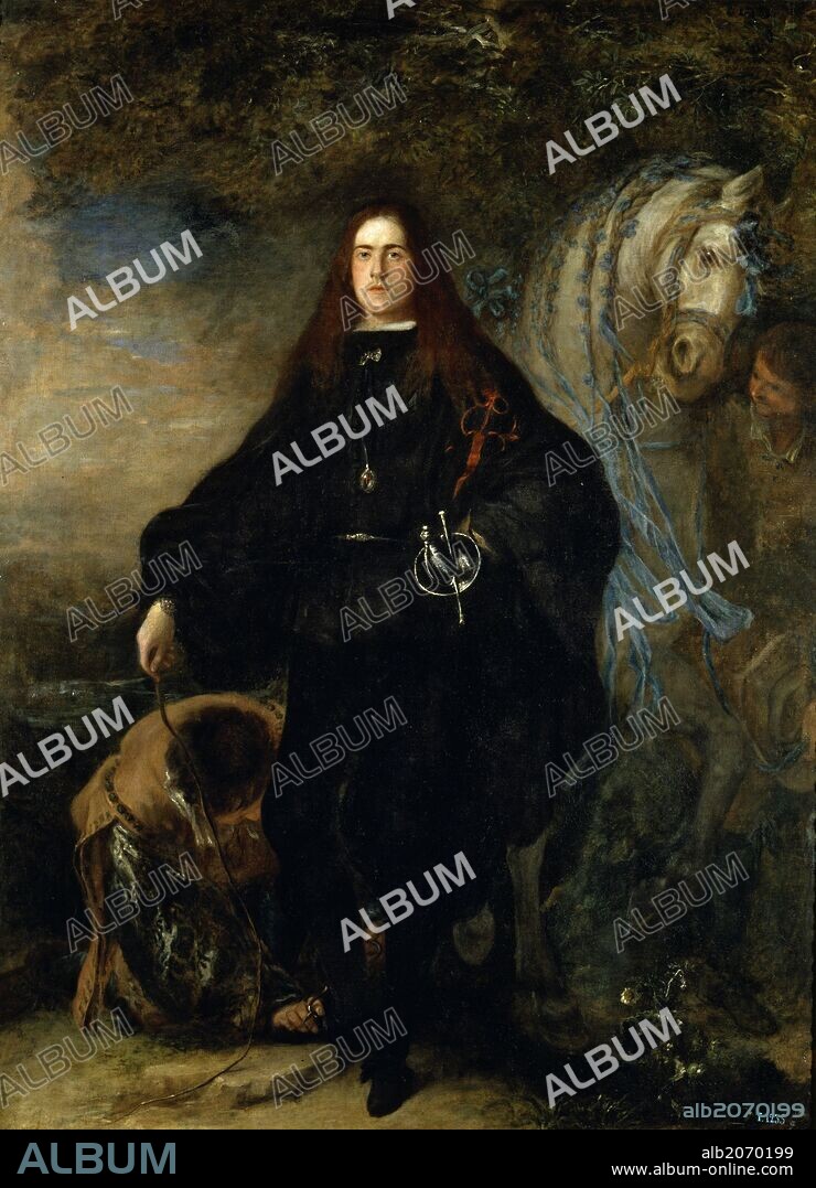 JUAN CARREÑO DE MIRANDA. Juan Carreño de Miranda / 'The Duke of Pastrana', ca.  1679, Spanish School, Oil on canvas, 217 cm x 155 cm, P00650.