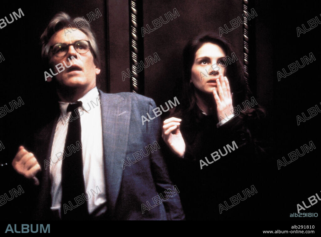 JULIA ROBERTS y NICK NOLTE en ME GUSTAN LOS LÍOS, 1994 (I LOVE TROUBLE), dirigida por CHARLES SHYER. Copyright TOUCHSTONE PICTURES.