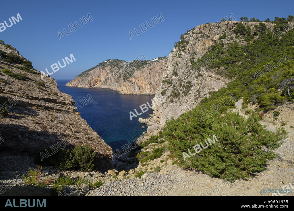 S`Aguila y punta de sa Creu, municipio de San Juan de Labritja, Ibiza, balearic islands, Spain.