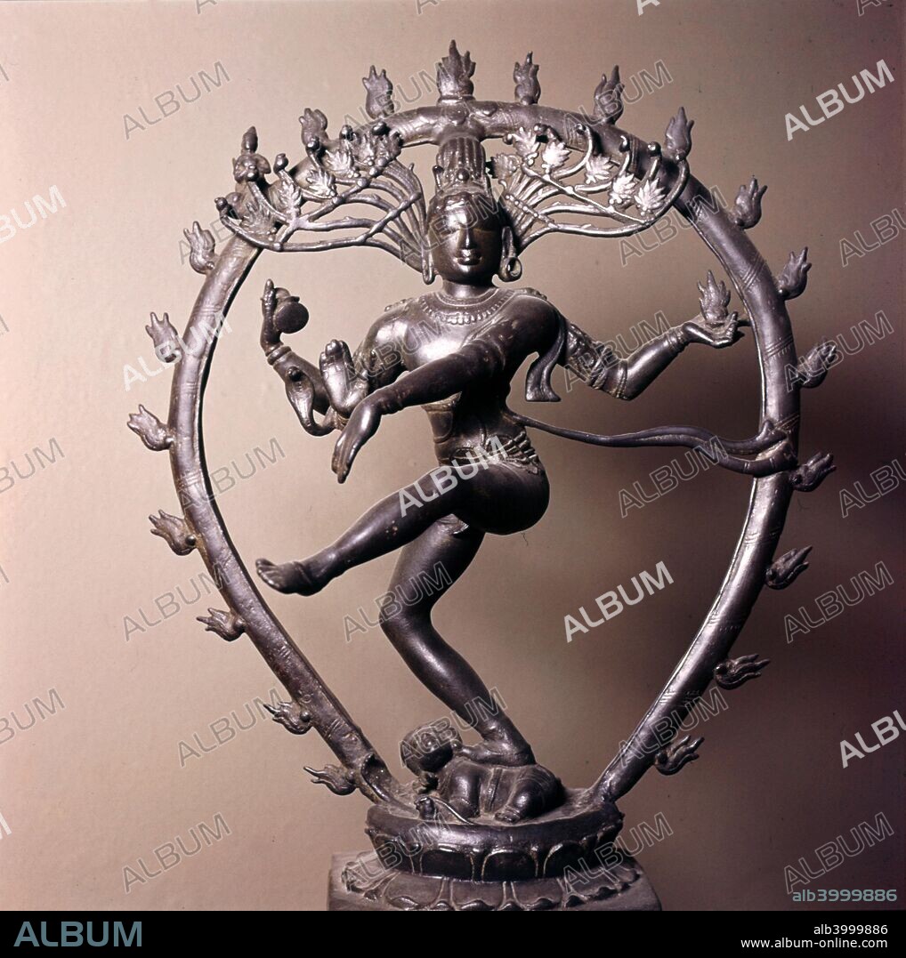 Siva as Lord of the Dance, Indian Bronze From Madras, (Chola Dynasty), 10th century. 69 cm high. At Victoria and Albert Museum. London.