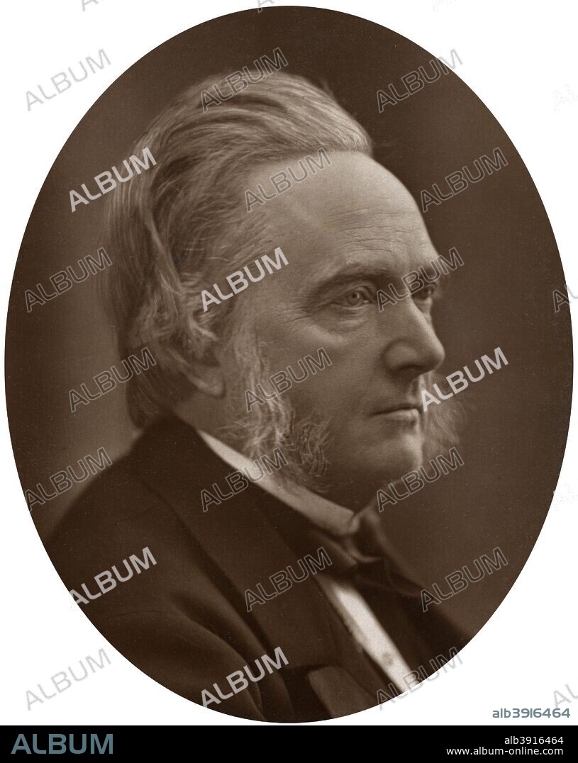 George Campbell, 8th Duke of Argyll, Scottish Liberal politician and writer, 1883. From Men of Mark: a gallery of contemporary portraits of men distinguished in the Senate, the Church, in science, literature and art, the army, navy, law, medicine, etc. Photographed from life by Lock and Whitfield, with brief biographical notices by Thompson Cooper. (London, 1876-1883).