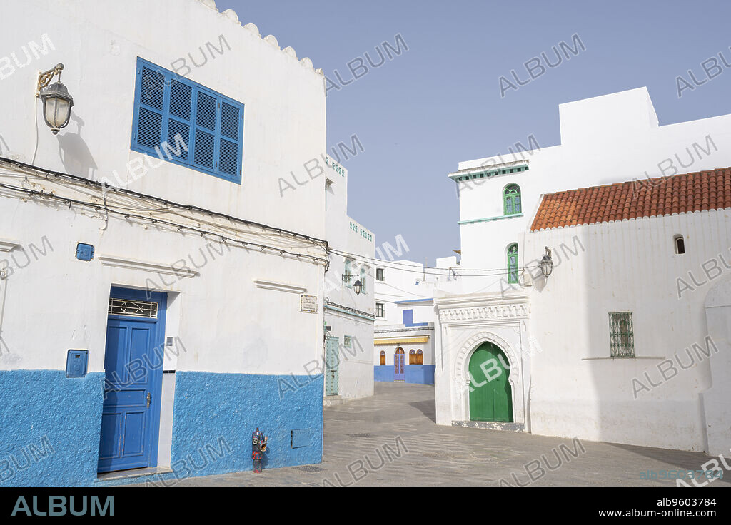 Ibn Khaldun Square, Asilah, morocco, africa.